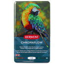 Dark Slate Gray Derwent Chromaflow Pencils Tin 12 Pencils