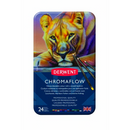 White Smoke Derwent Chromaflow Pencils Tin 24 Pencils