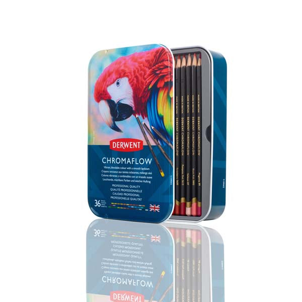 Derwent Chromaflow Pencils Tin 36
