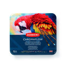 Midnight Blue Derwent Chromaflow Pencils Tin 72 Pencils