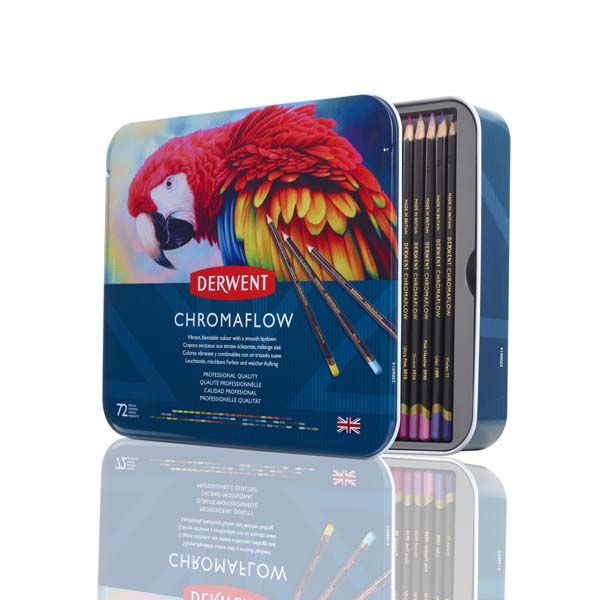 Derwent Chromaflow Pencils Tin 72