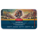 Midnight Blue Derwent Drawing Pencils Tin 36 Pencils