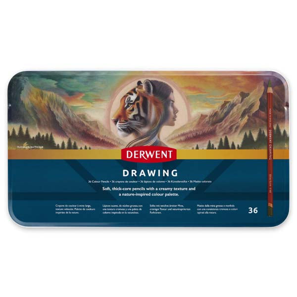 Derwent Drawing Pencils Tin 36