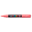 White Smoke Posca PC1M  Extra Fine Bullet Tip Paint Marker, Coral Pink Paint Markers