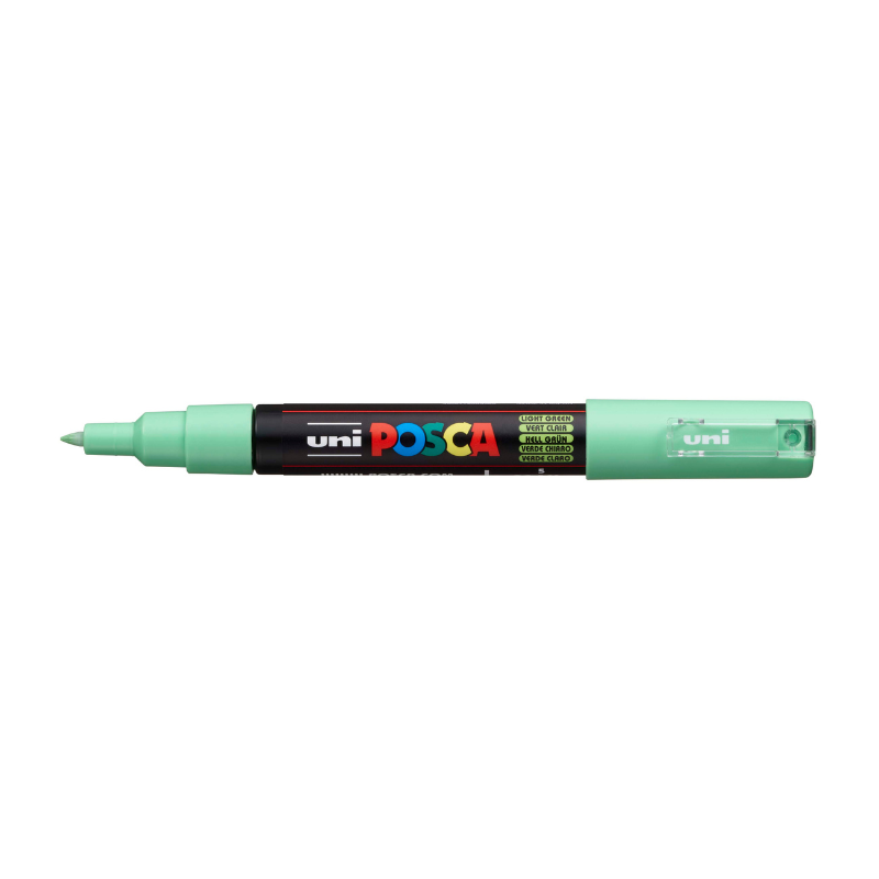 Posca PC1M  Extra Fine Bullet Tip Paint Marker, Light Green
