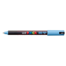 Light Gray Posca PC 1MR Ultra Fine Bullet Tip Paint Marker, Glacier Blue Paint Markers