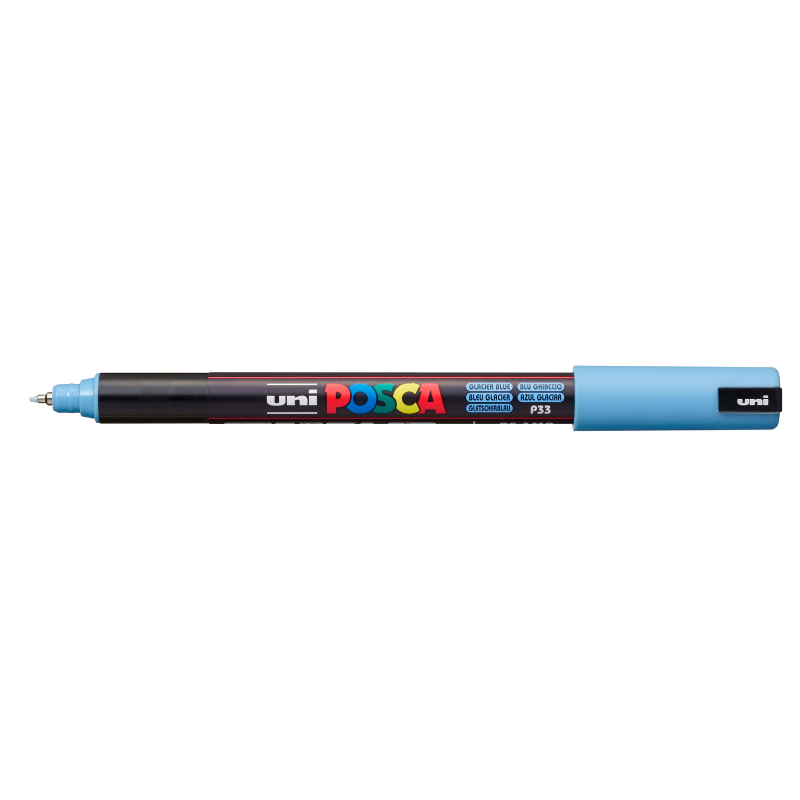 Posca PC 1MR Ultra Fine Bullet Tip Paint Marker, Glacier Blue
