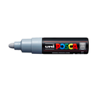 White Smoke Posca PC 7M Bold Bullet Tip Paint Marker, Grey Paint Markers