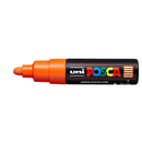 White Smoke Posca PC 7M Bold Bullet Tip Paint Marker, Orange Paint Markers