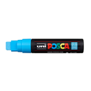Dark Slate Gray Posca PC17  Broad Chisel Tip Paint Marker, Light Blue Paint Markers