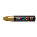 Black Posca PC17  Broad Chisel Tip Paint Marker, Gold Paint Markers