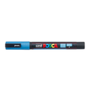 Dark Gray Posca PC-3M Fine Bullet Tip Paint Marker, Glitter Light Blue Paint Markers