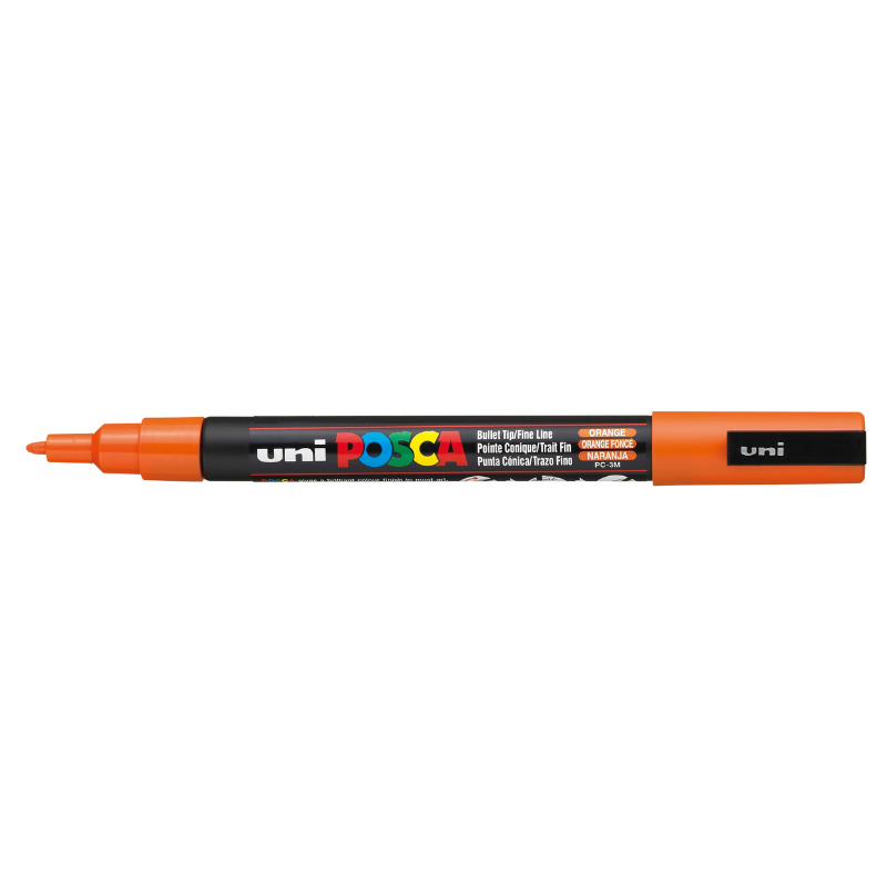 Posca PC-3M Fine Bullet Tip Paint Marker, Orange