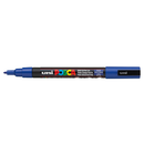 White Smoke Posca PC-3M Fine Bullet Tip Paint Marker, Blue Paint Markers