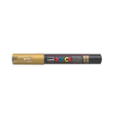 Light Slate Gray Posca PC1M  Extra Fine Bullet Tip Paint Marker, Gold Paint Markers