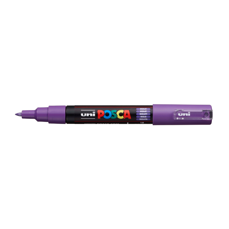 Posca PC1M  Extra Fine Bullet Tip Paint Marker, Violet