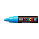 White Smoke Posca PC 7M Bold Bullet Tip Paint Marker, Light Blue Paint Markers