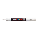 White Smoke Posca PC1M  Extra Fine Bullet Tip Paint Marker, White Paint Markers