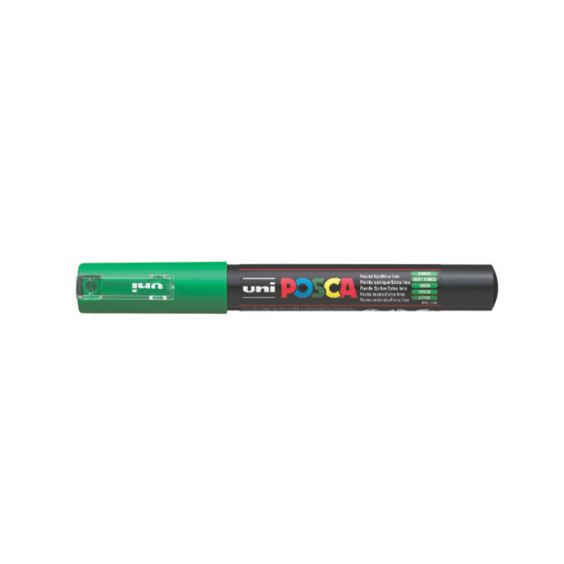Posca PC1M  Extra Fine Bullet Tip Paint Marker, Green