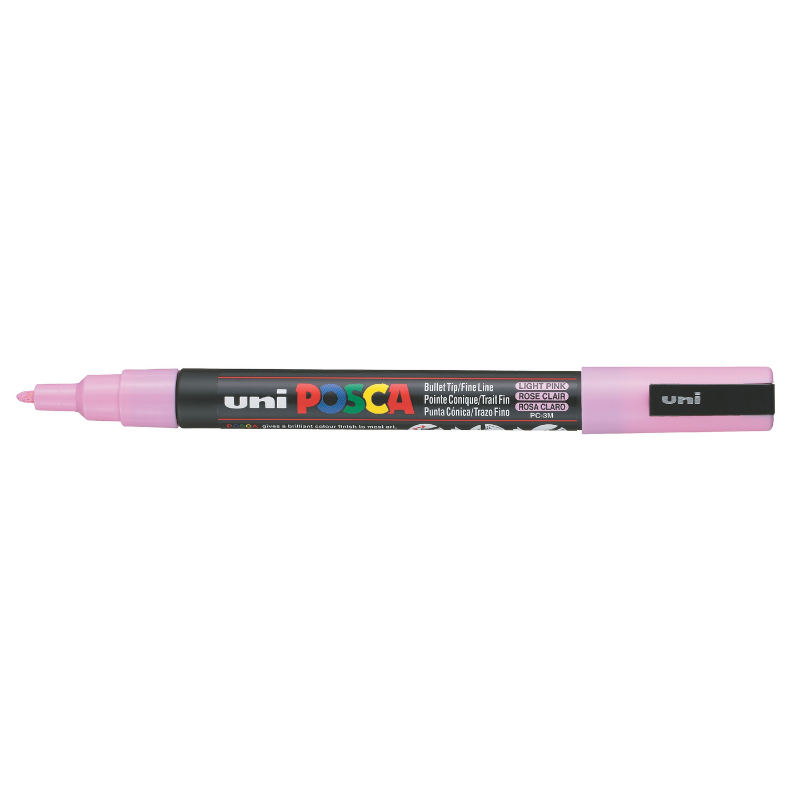 Posca PC-3M Fine Bullet Tip Paint Marker, Light Pink