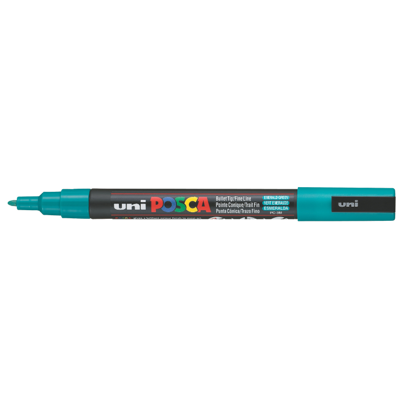 Posca PC-3M Fine Bullet Tip Paint Marker, Emerald Green