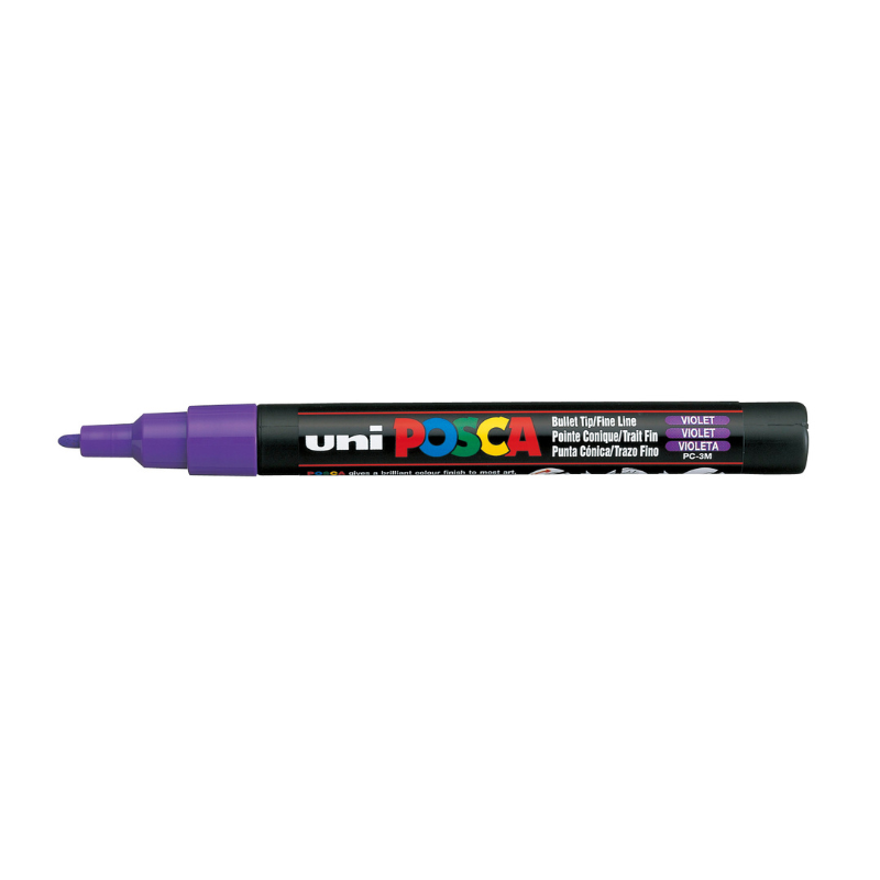 Posca PC-3M Fine Bullet Tip Paint Marker, Violet