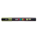 Black Posca PC-3M Fine Bullet Tip Paint Marker, Khaki Green Paint Markers