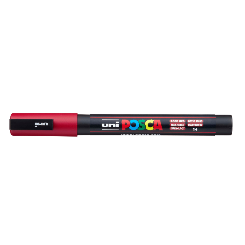 Posca PC-3M Fine Bullet Tip Paint Marker, Dark Red