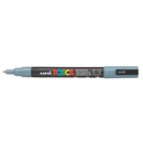 White Smoke Posca PC-3M Fine Bullet Tip Paint Marker, Grey Paint Markers