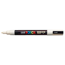 White Smoke Posca PC-3M Fine Bullet Tip Paint Marker, Ivory Paint Markers