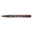 Dark Gray Posca PC-3M Fine Bullet Tip Paint Marker, Brown Paint Markers