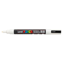 White Smoke Posca PC-3M Fine Bullet Tip Paint Marker, White Paint Markers