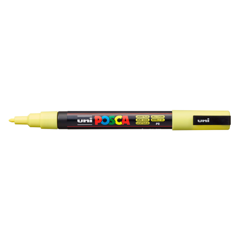 Posca PC-3M Fine Bullet Tip Paint Marker, Sunshine Yellow