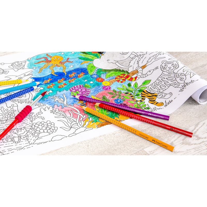 Sea Green Faber Castell Activity Colouring & Drawing Banner Roll Kids Activities