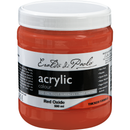 Light Gray Eraldo di Paolo Acrylic Paint Red Oxide 500ml Acrylic Paints