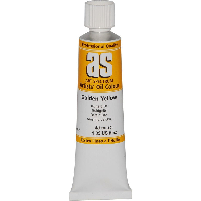 Art Spectrum Oil Paint 40mL Golden Yellow  S2