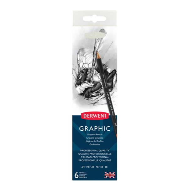 Derwent Graphic Pencils Tin 6