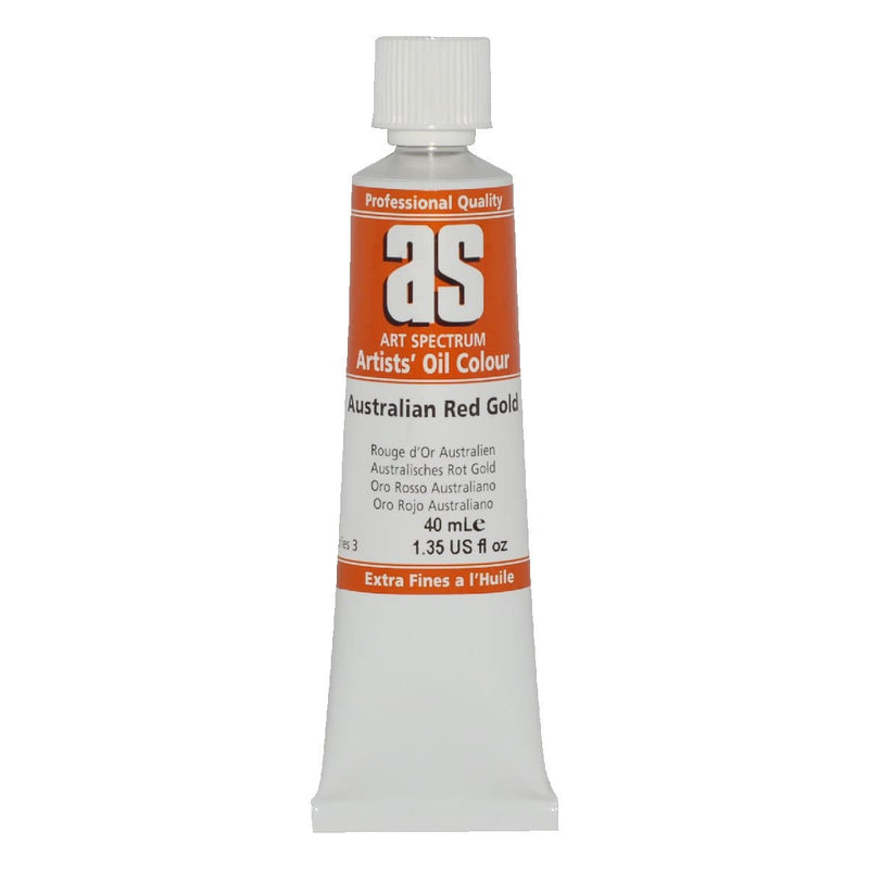 Art Spectrum Oil Paint 40mL Australian Red Gold  S3