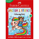Sea Green Faber Castell Unicorns & Friends 40pg Colouring Book