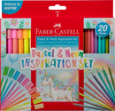 Pastel & Neon Inspiration Set, Box of 20