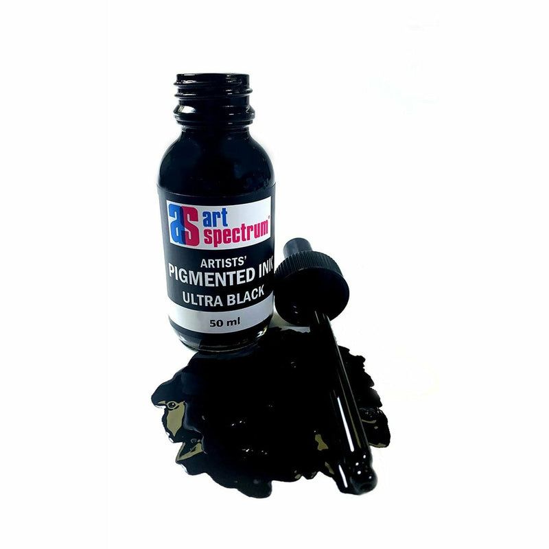 Art Spectrum  Pigmented Ink 50mL Ultra Black