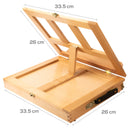 Tan The Art Studio Art Class Series Acrylic Easel Art Set Acrylic Painting Sets