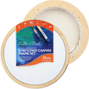 Eraldo Di Paolo Round Framed Canvas Set 25cm