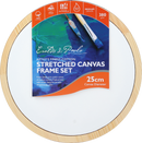 Eraldo Di Paolo Round Framed Canvas Set 25cm