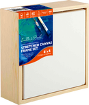 6 x 6 Inches Eraldo Stretched Canvas with Wood Frame