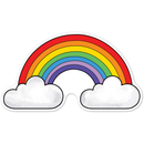 Lavender Teachers Choice Paper Shapes Rainbow (10 Piece) Kids Paper Shapes