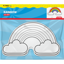 Lavender Teachers Choice Paper Shapes Rainbow (10 Piece) Kids Paper Shapes