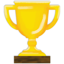 Gold Teachers Choice  Paper Shapes Trophy (15 Piece) Kids Paper Shapes