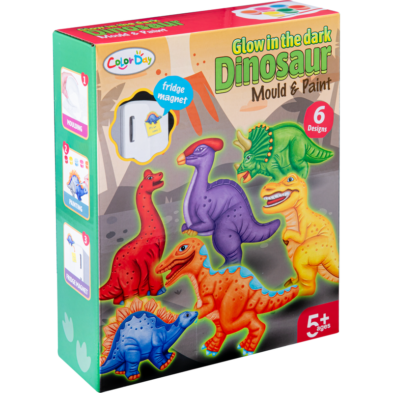 Rosy Brown Mould & Paint - Dinosaurs Kids Activities