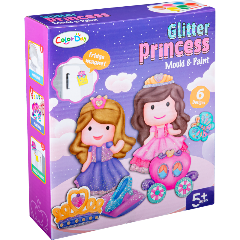 Medium Purple Mould & Paint - Glitter Princess Kids Activities